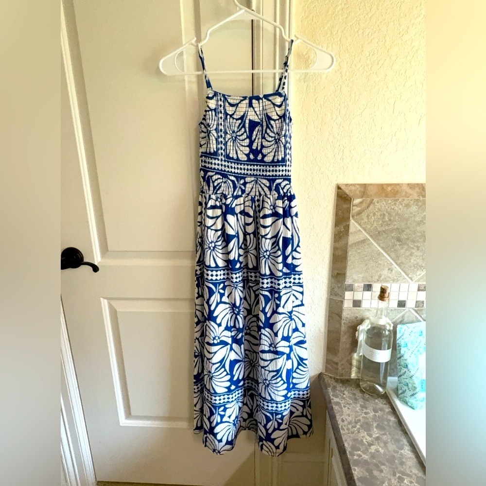 Blue and White Kids One Piece